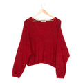 Red Cropped Knit