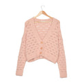 Pink Knit Cardigan