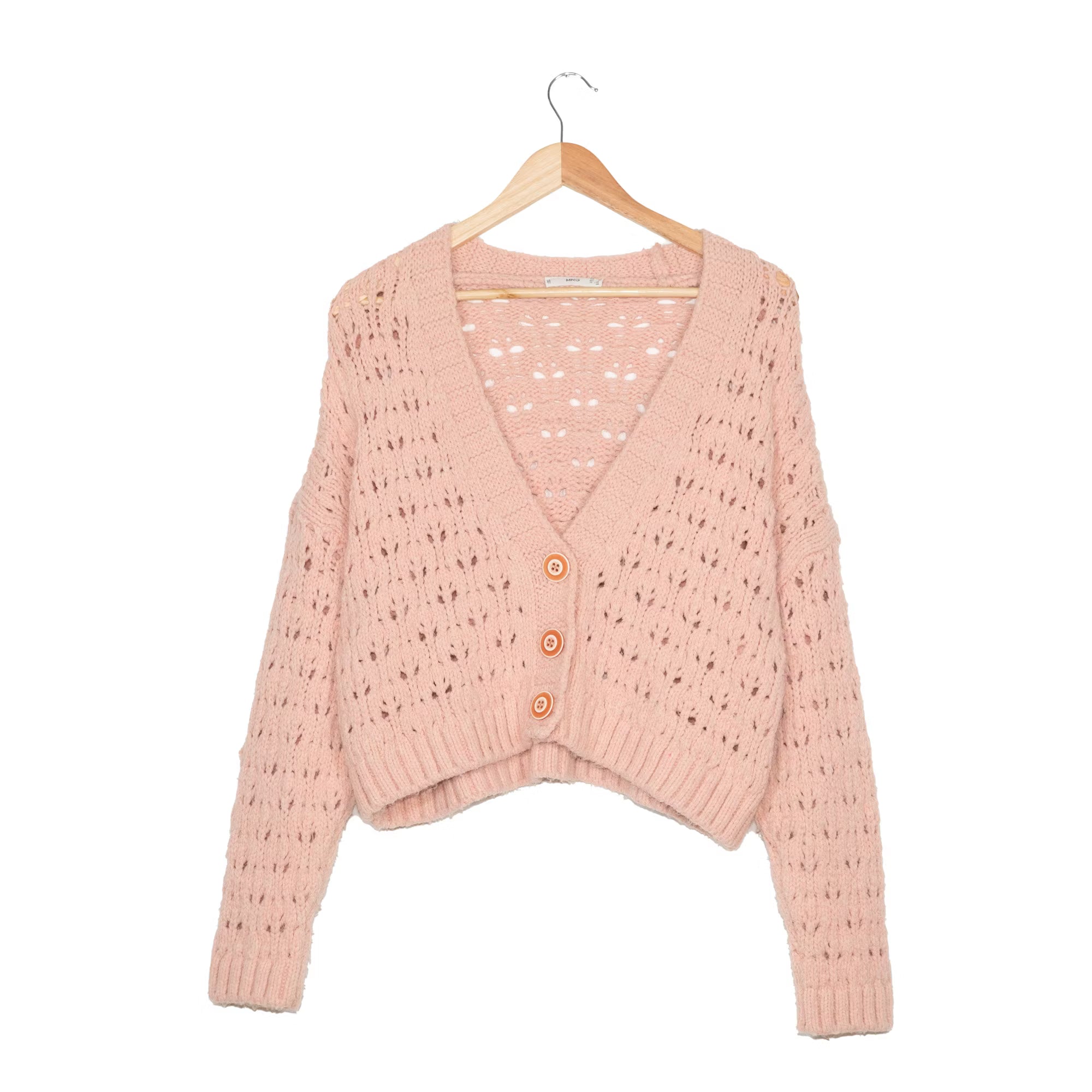 Pink Knit Cardigan