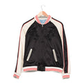 Black Satin Bomber