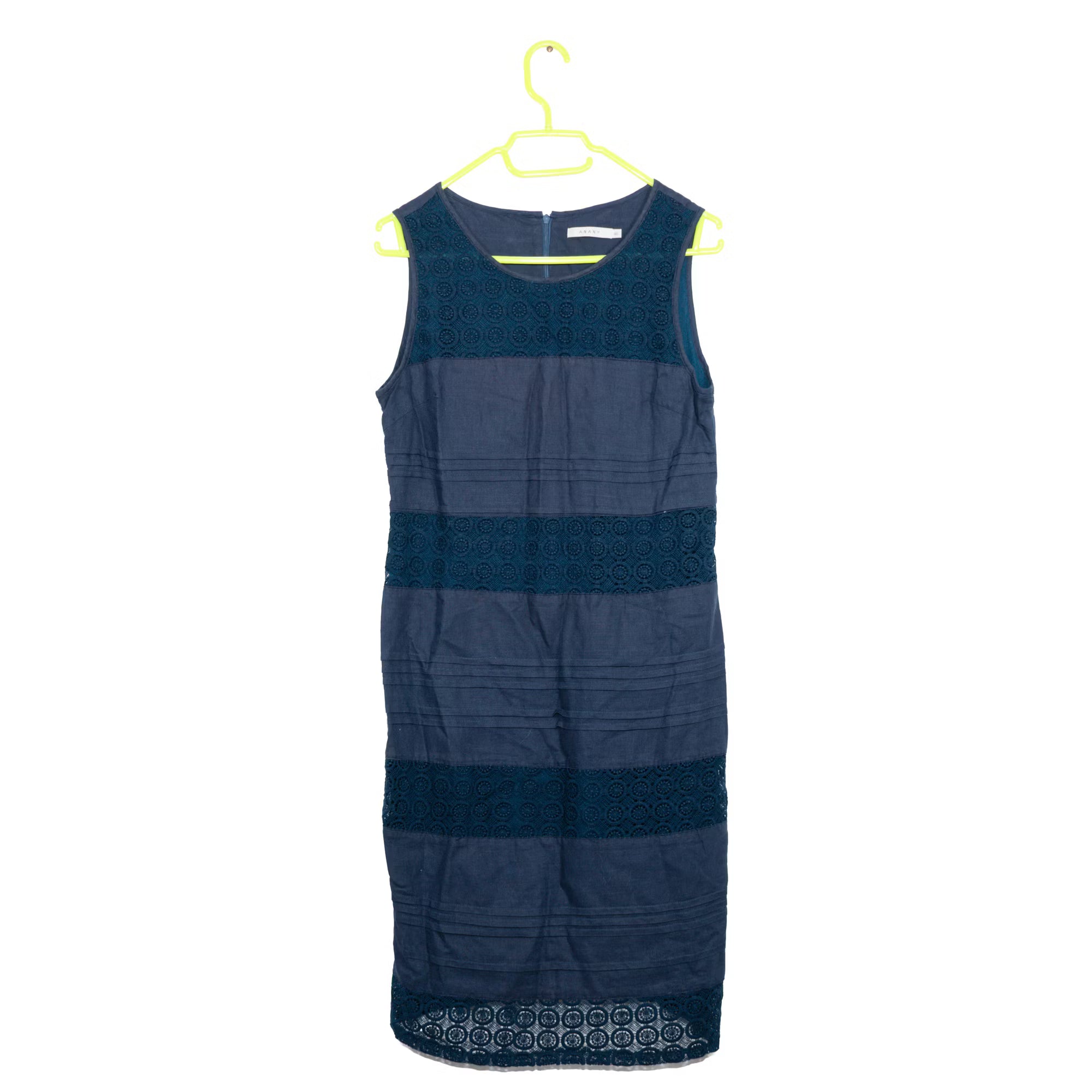 Navy Crochet Dress