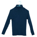 Navy Ribbed Turtleneck