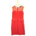 Red Peplum Dress