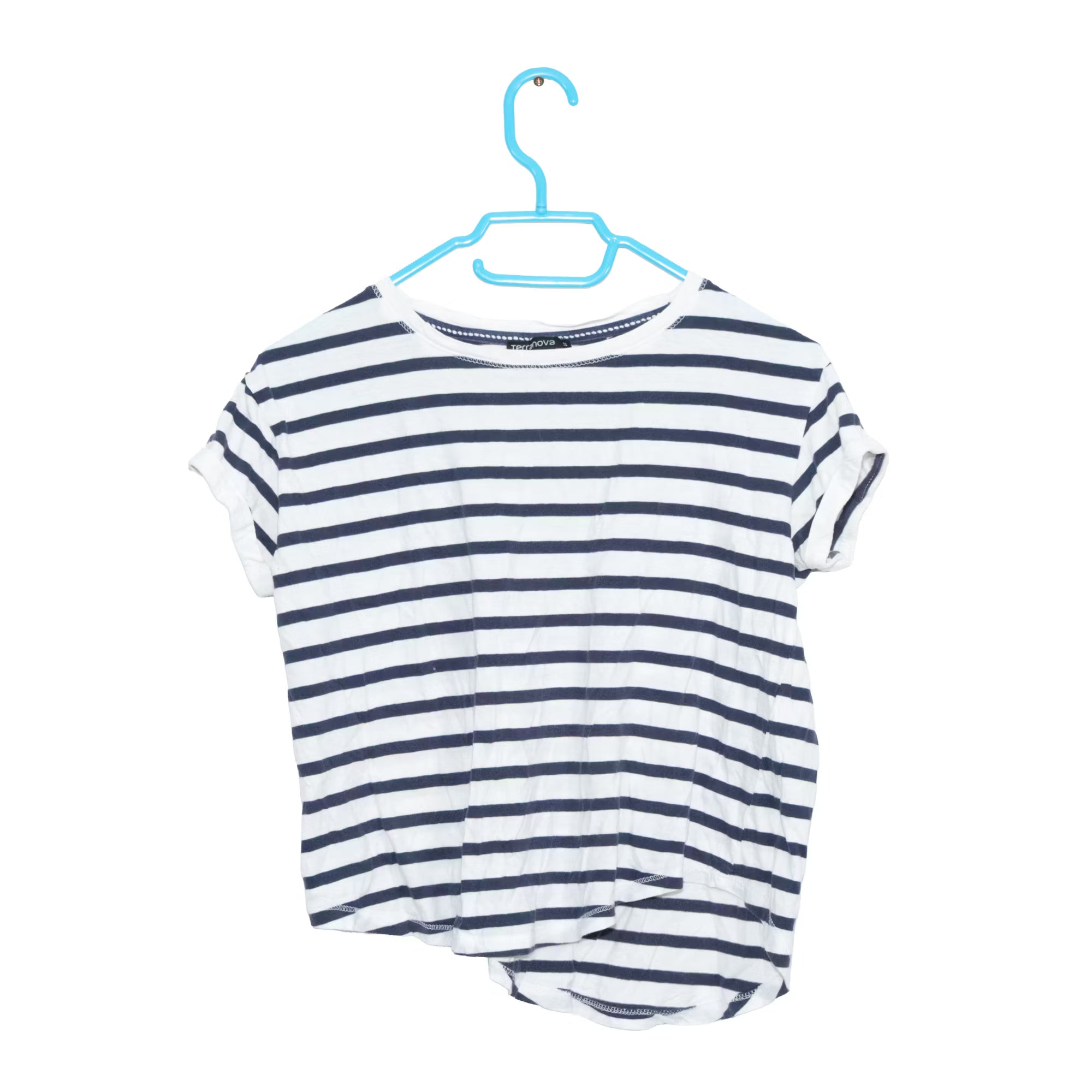 Navy Breton Tee