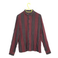 Burgundy Stripe Shirt