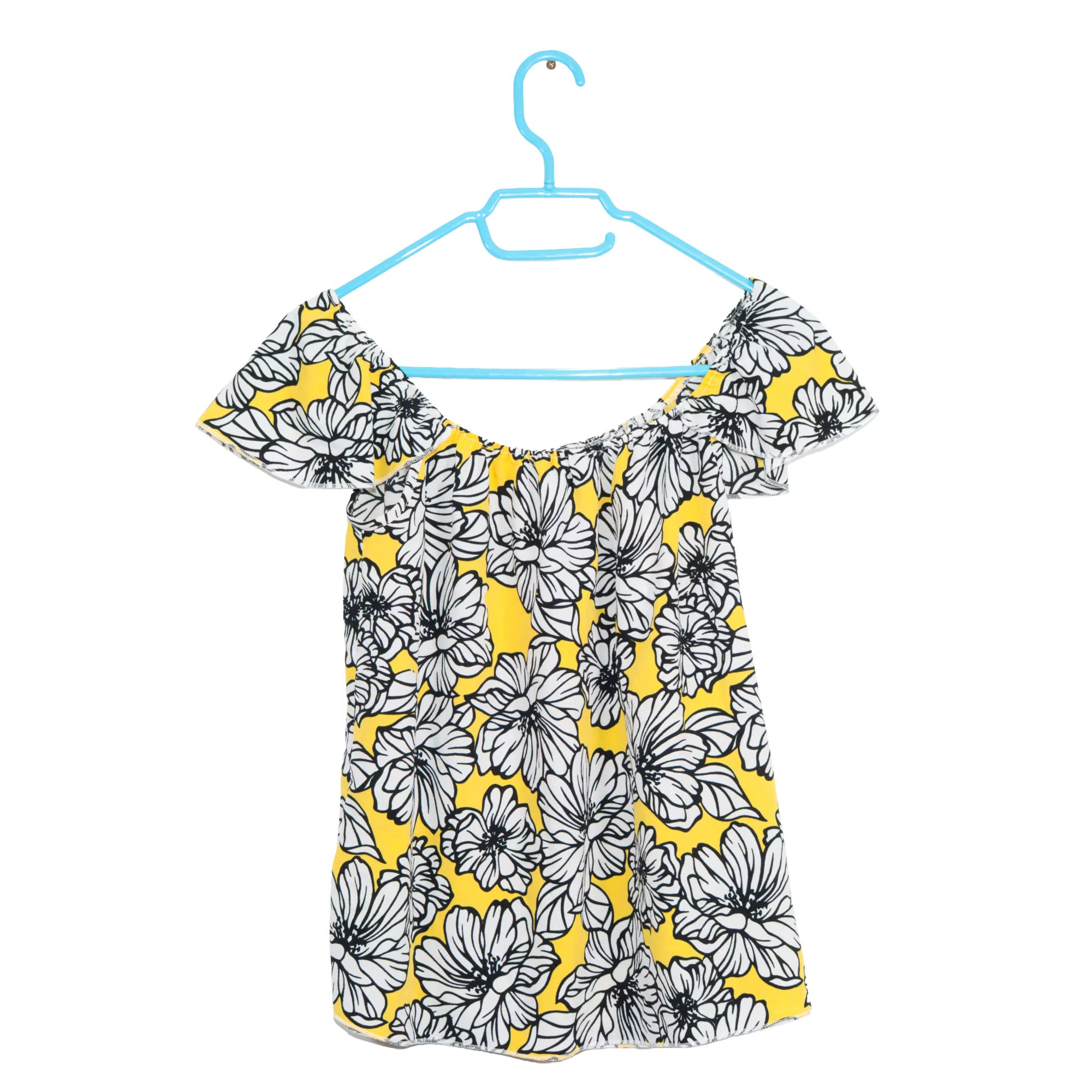 Yellow Floral Top