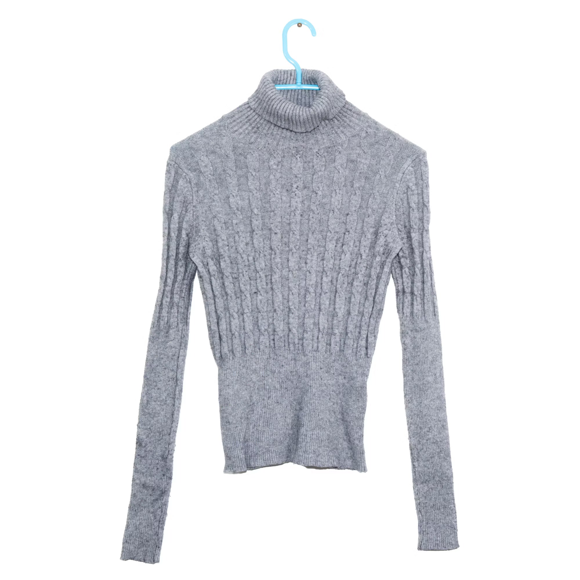 Grey Cable Knit