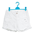 White Utility Shorts