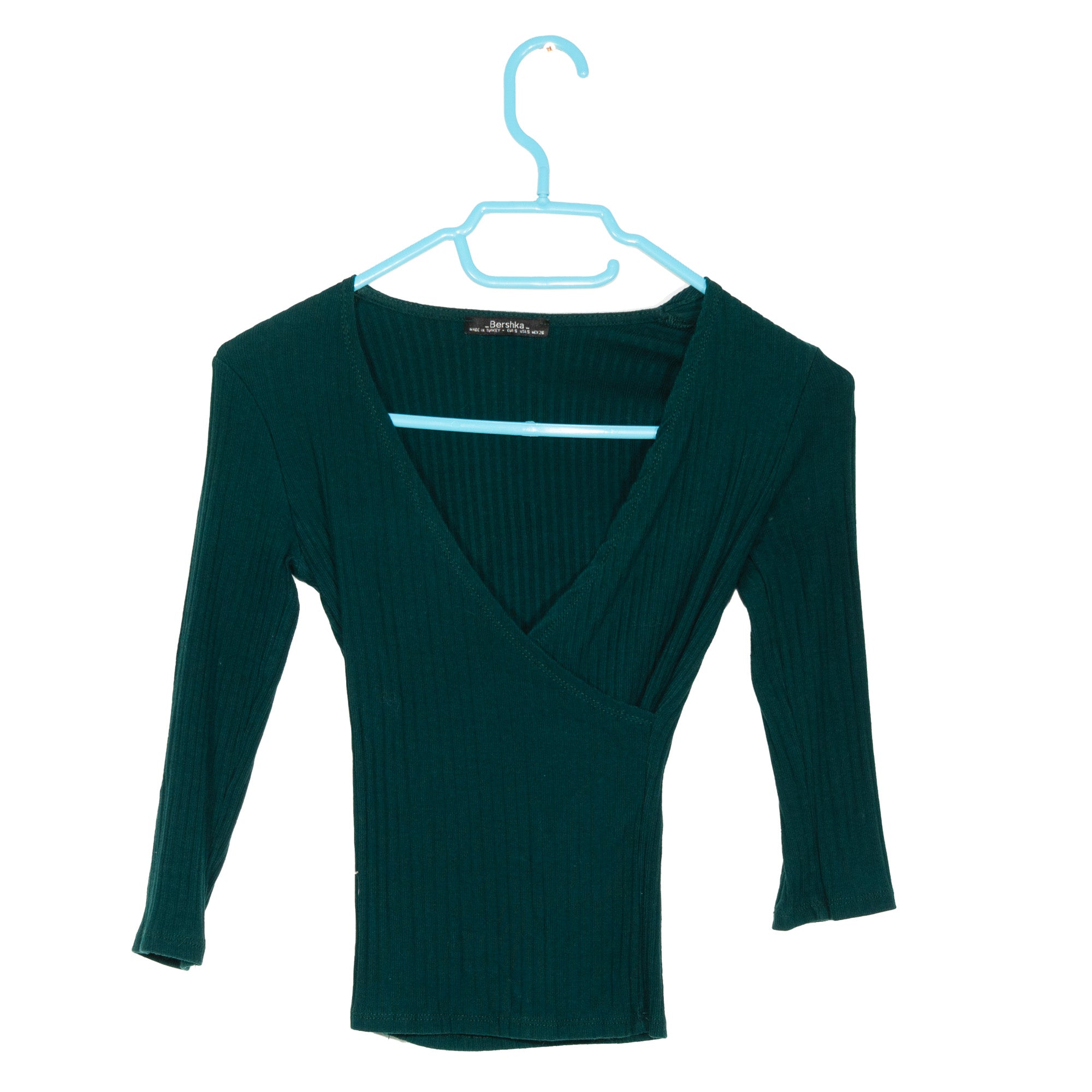 Green Wrap Top