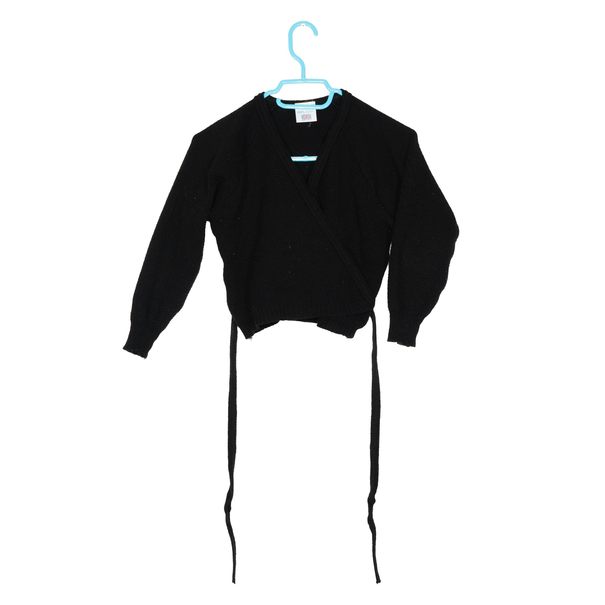 Black Wrap Cardigan