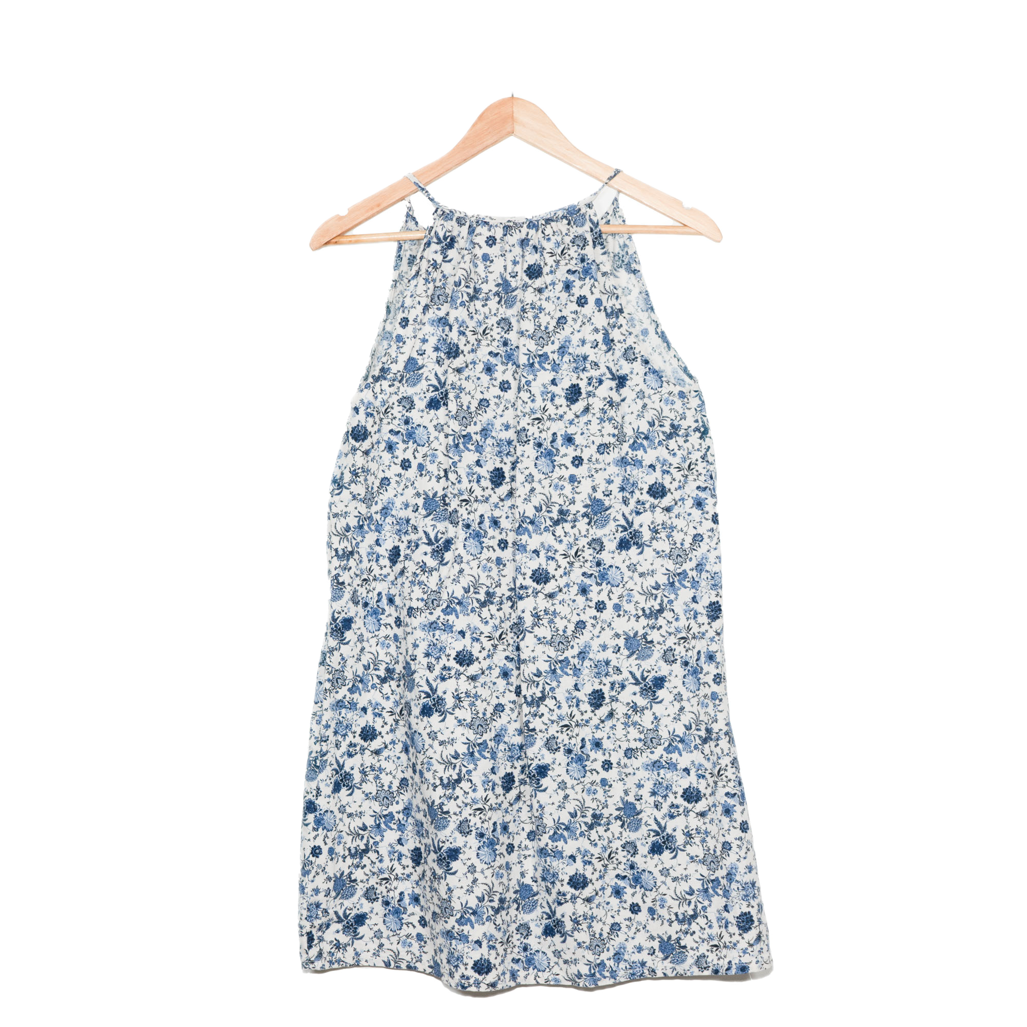 Blue Halter Dress