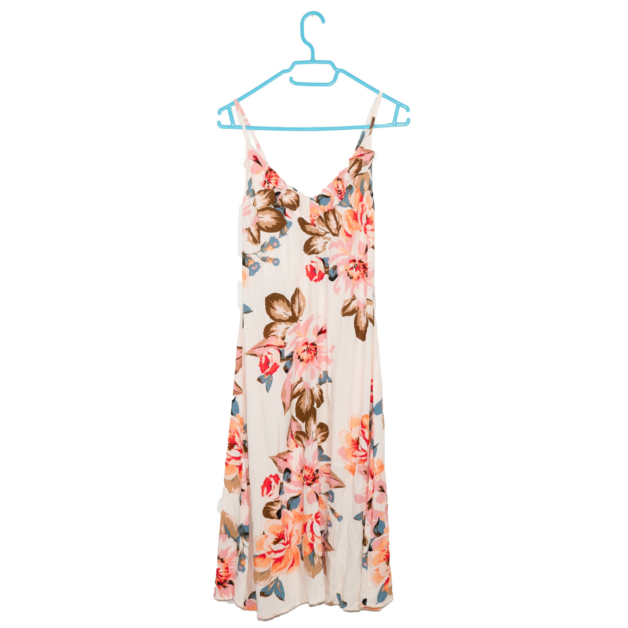 Cream Floral Dress