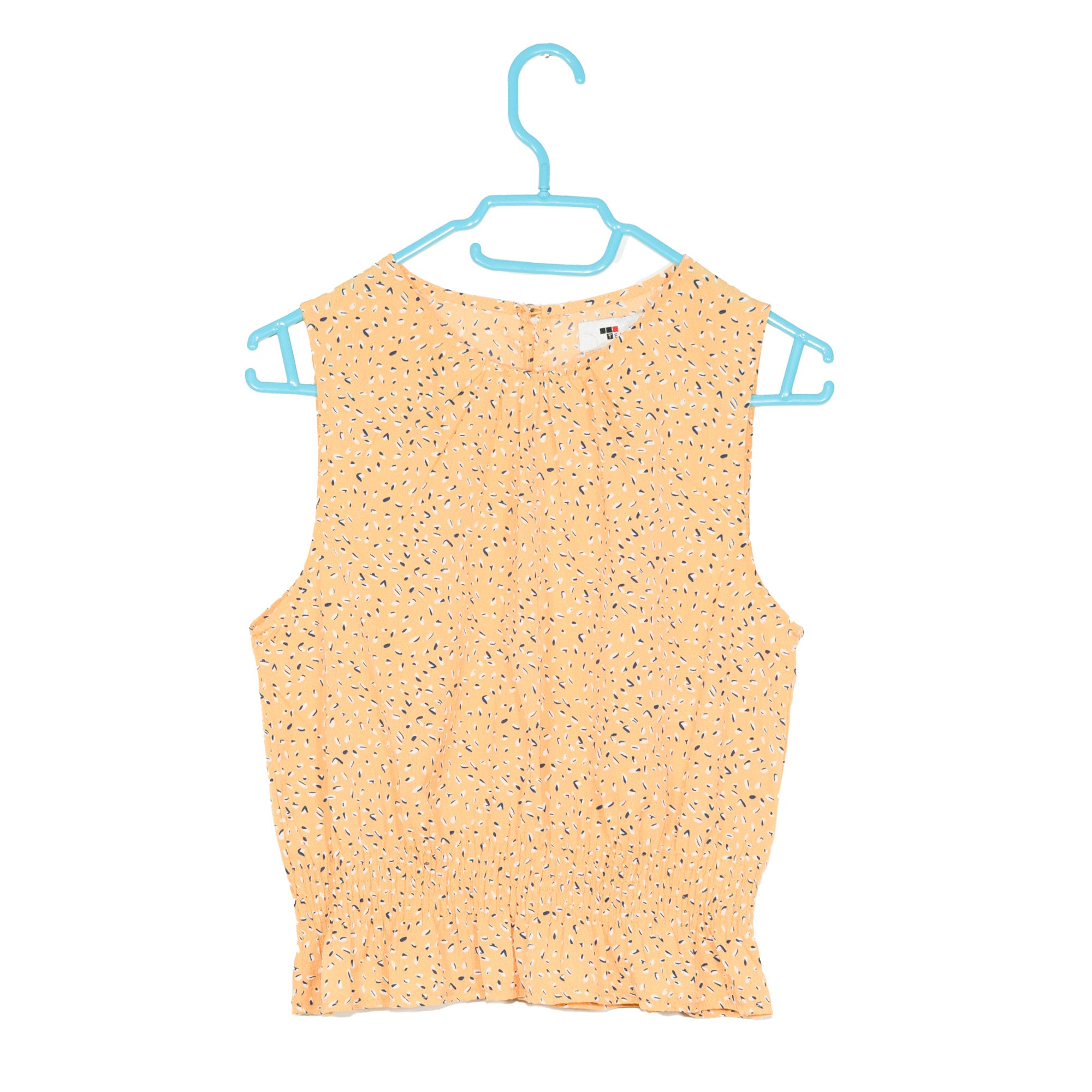 Yellow Sleeveless Blouse