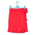 Coral Wrap Skirt