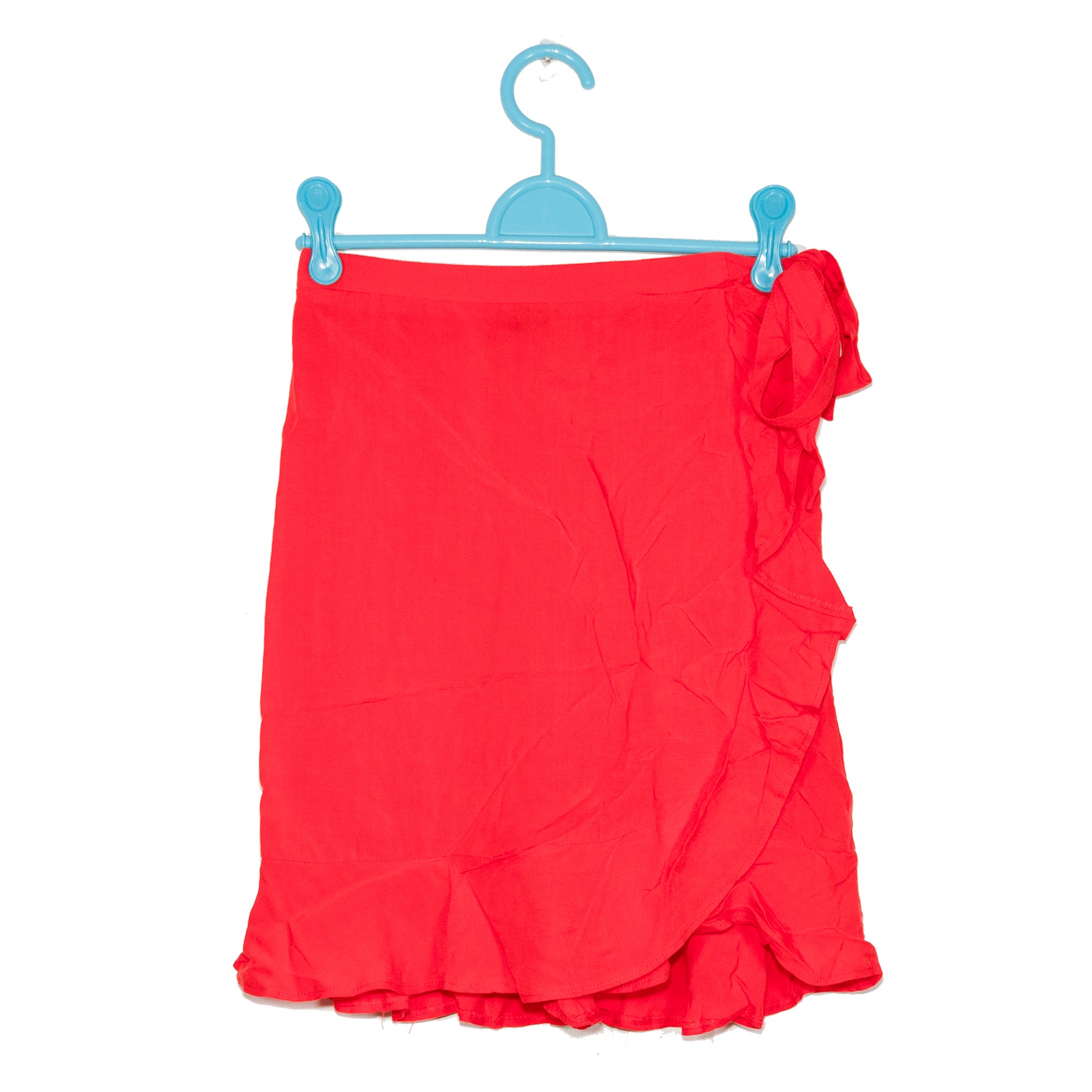 Coral Wrap Skirt