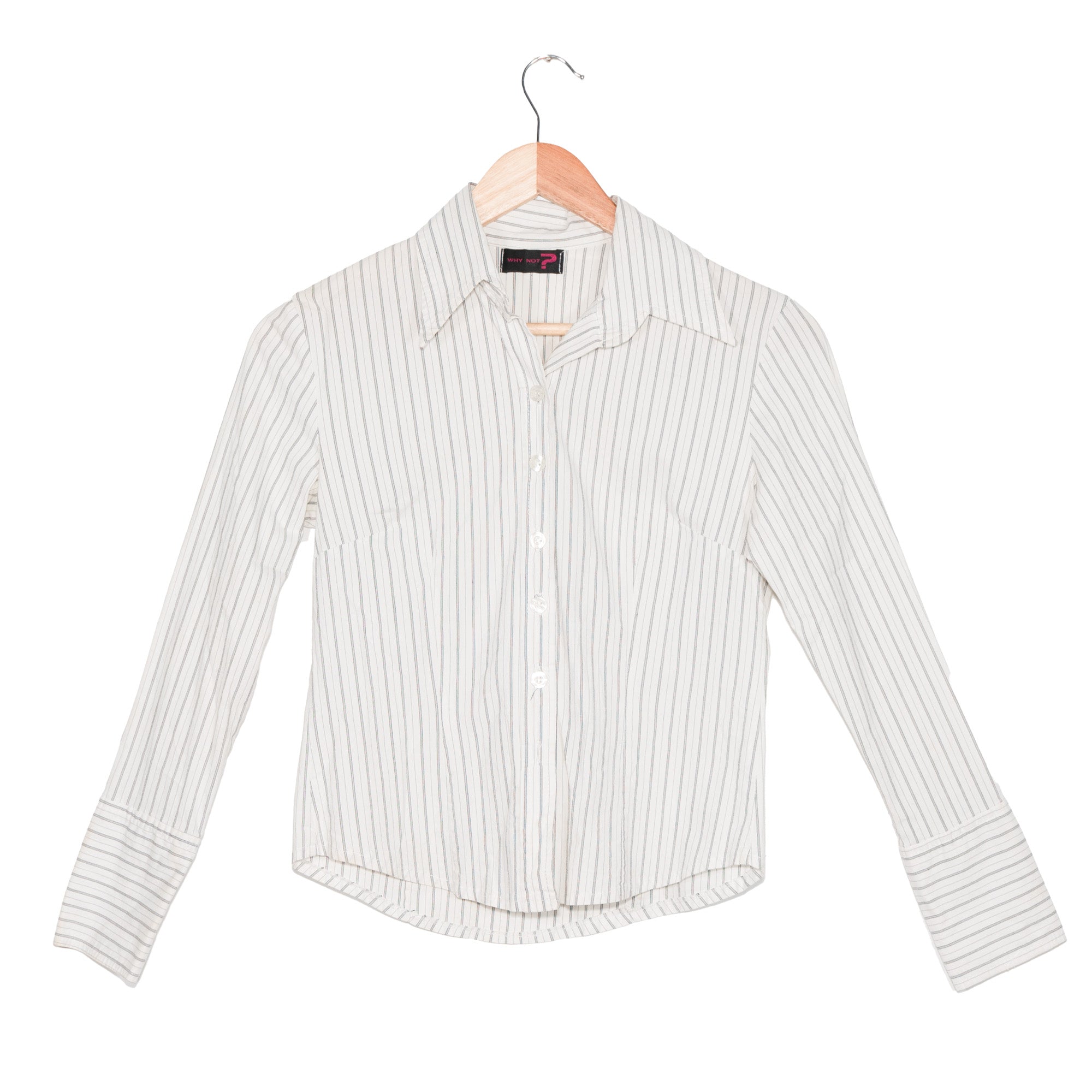 White Pinstripe Shirt