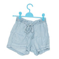 Blue Drawstring Shorts