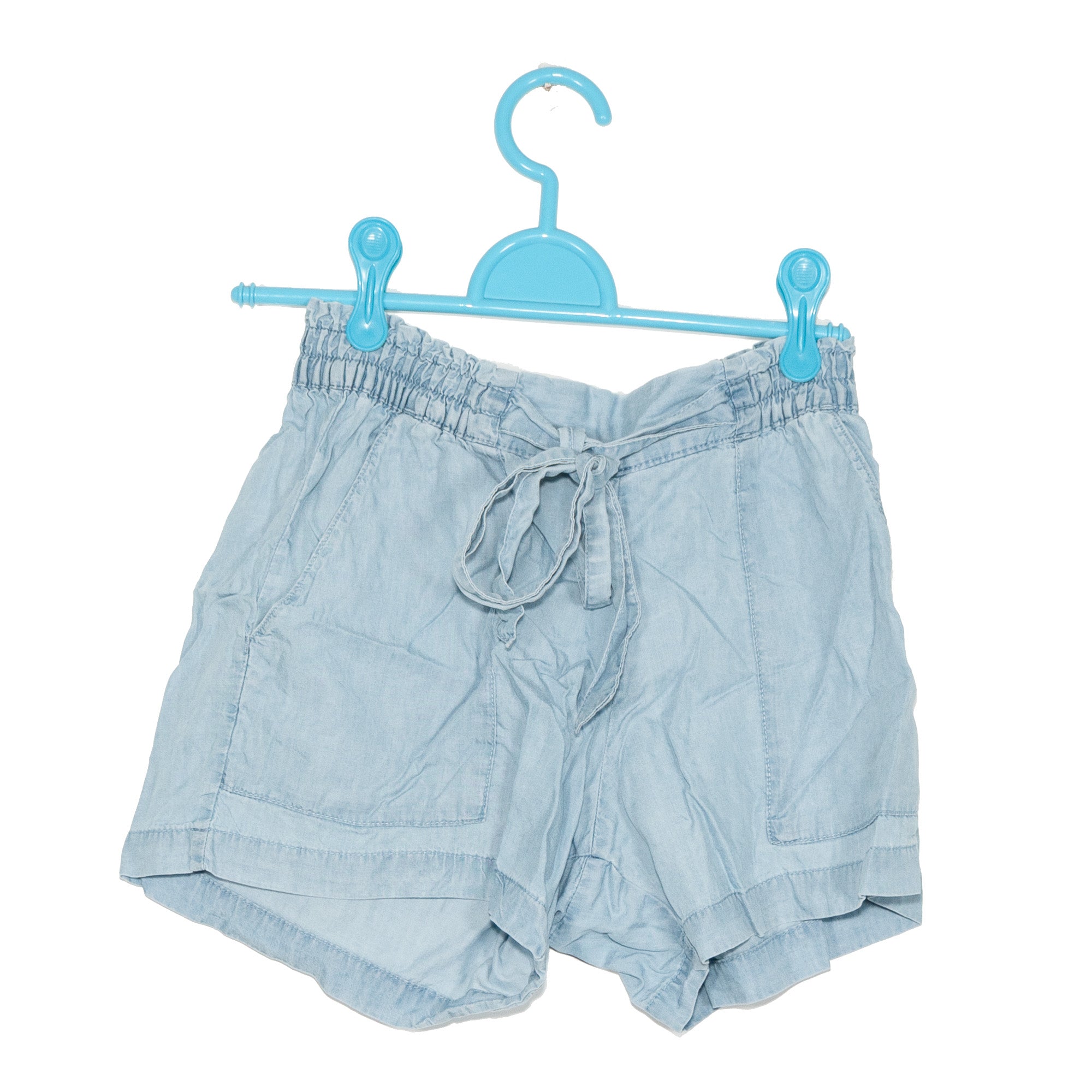 Blue Drawstring Shorts