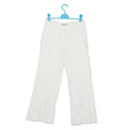 White Wide Trousers