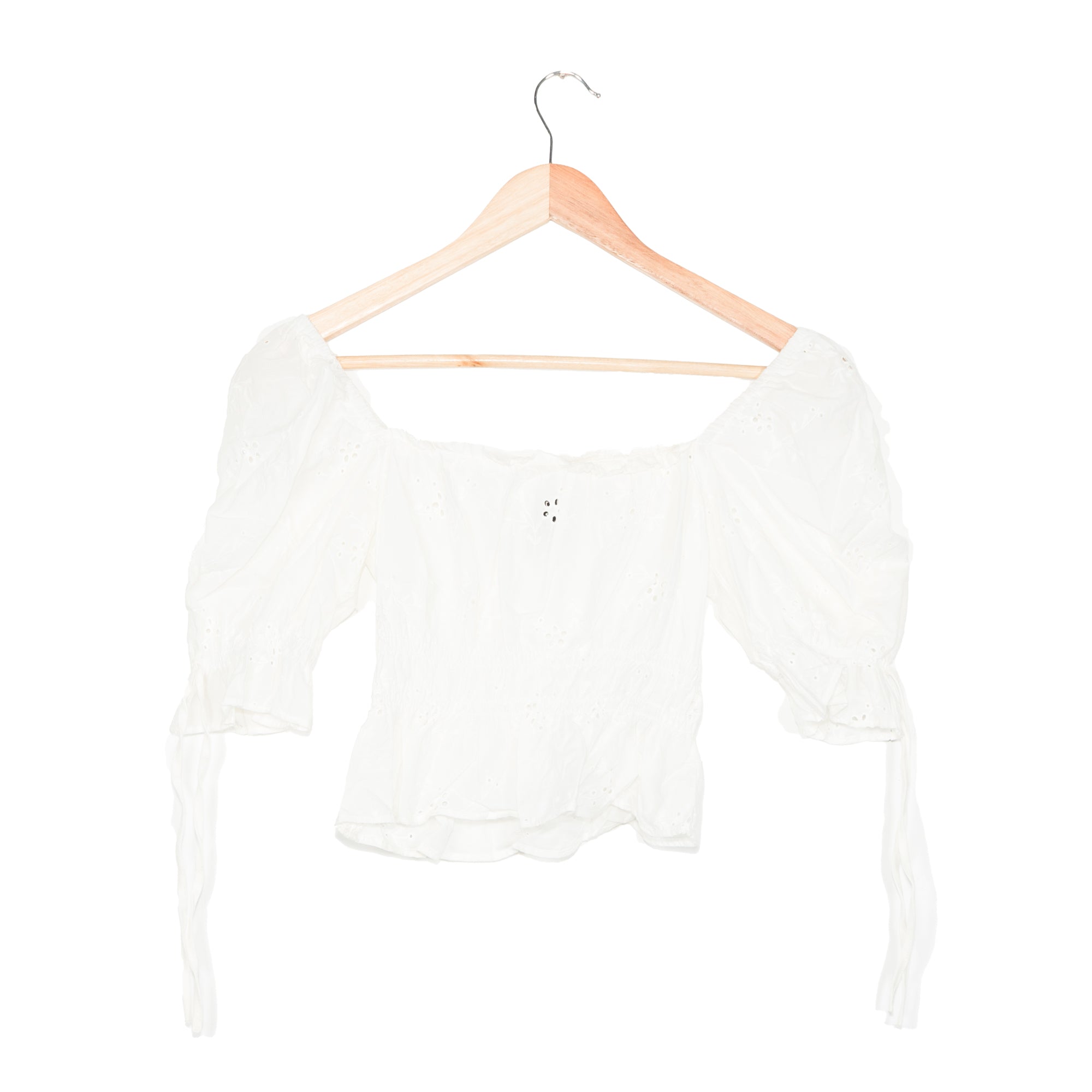 White Eyelet Blouse
