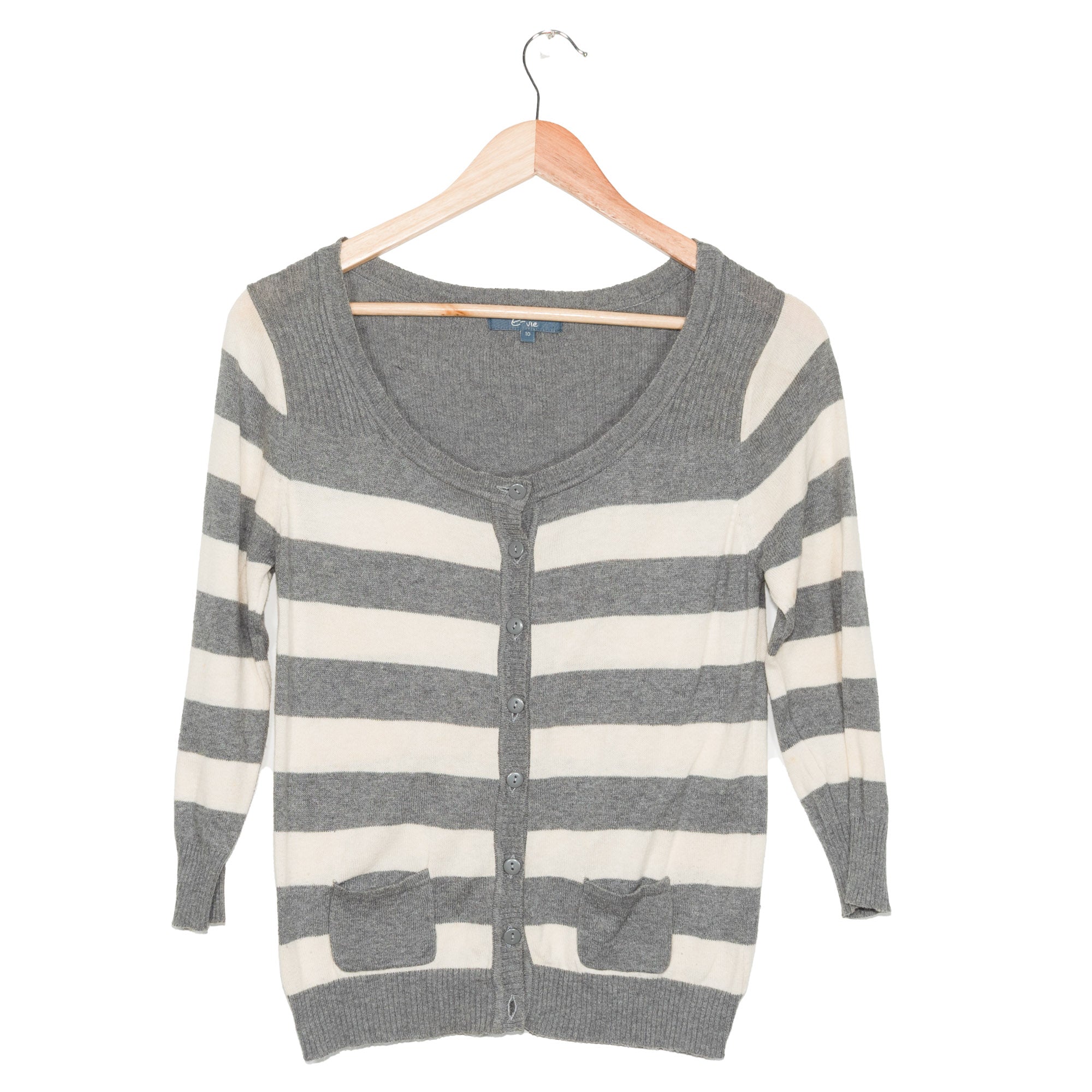 Striped Knit Cardigan