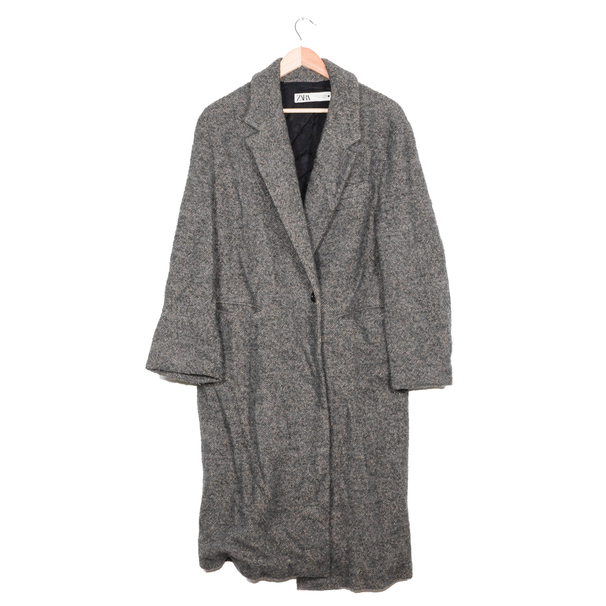 Grey Longline Coat
