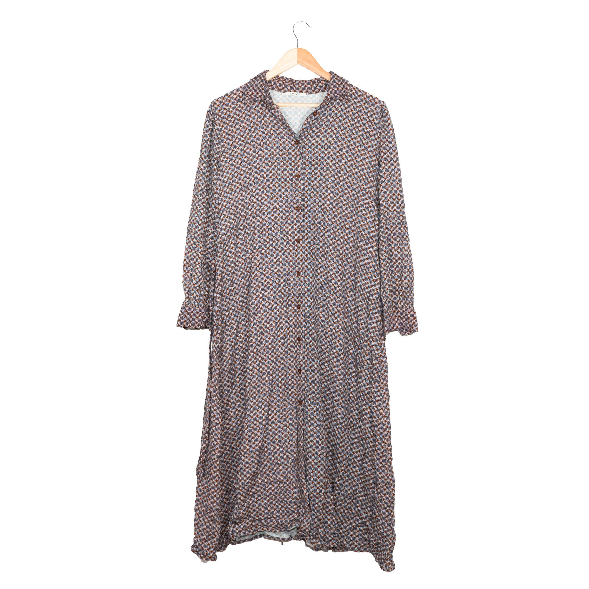 Printed Midi Dress