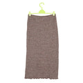 Brown Knit Skirt