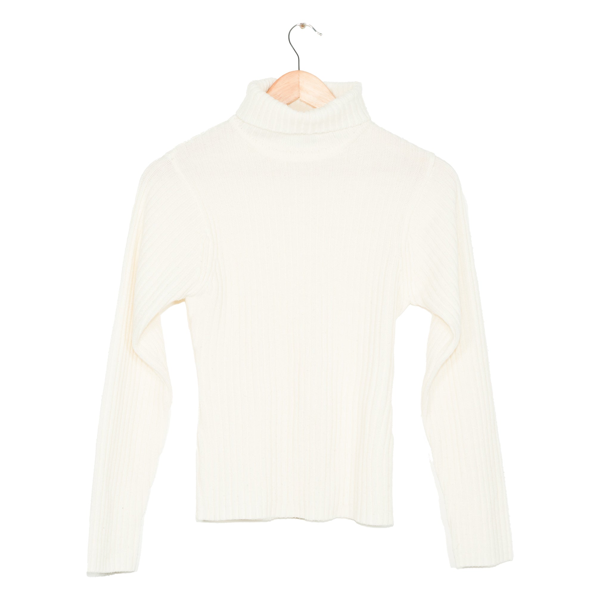 Cream Turtleneck Knit