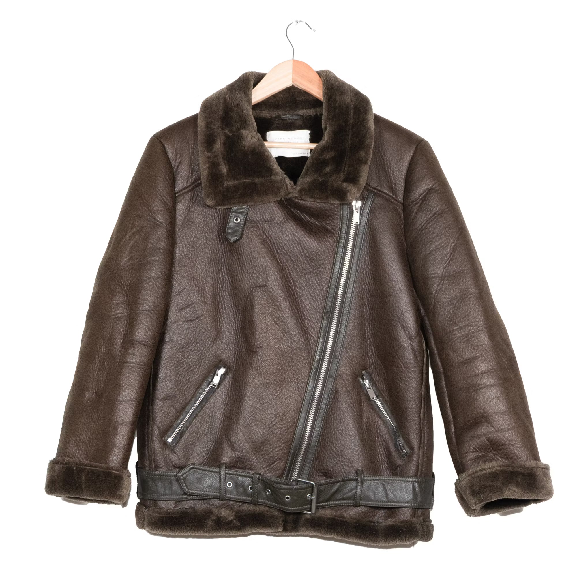 Shearling Biker Jacket
