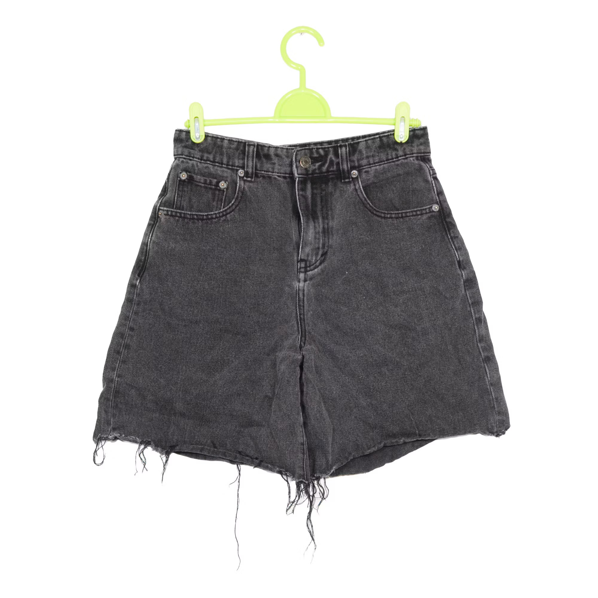 Black Denim Shorts